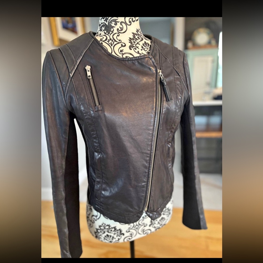 Mackage Women's Black Leather Jacket small